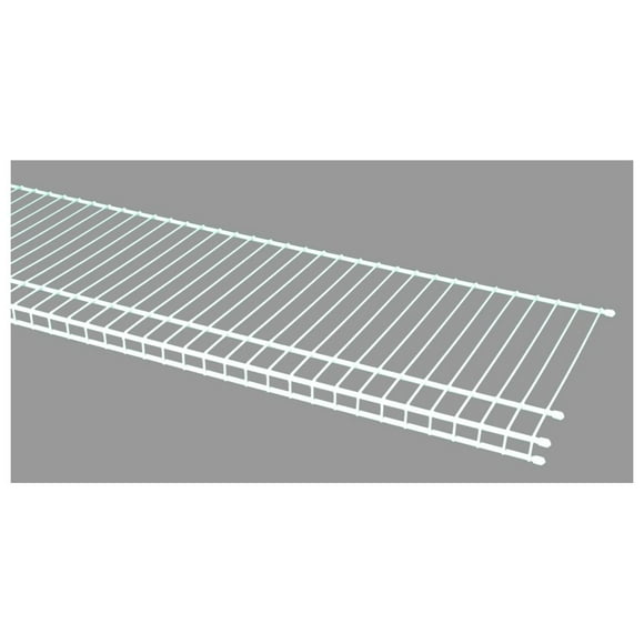 Étagère en Fil Blanc Superslide 12 Pouces x 4 Pieds