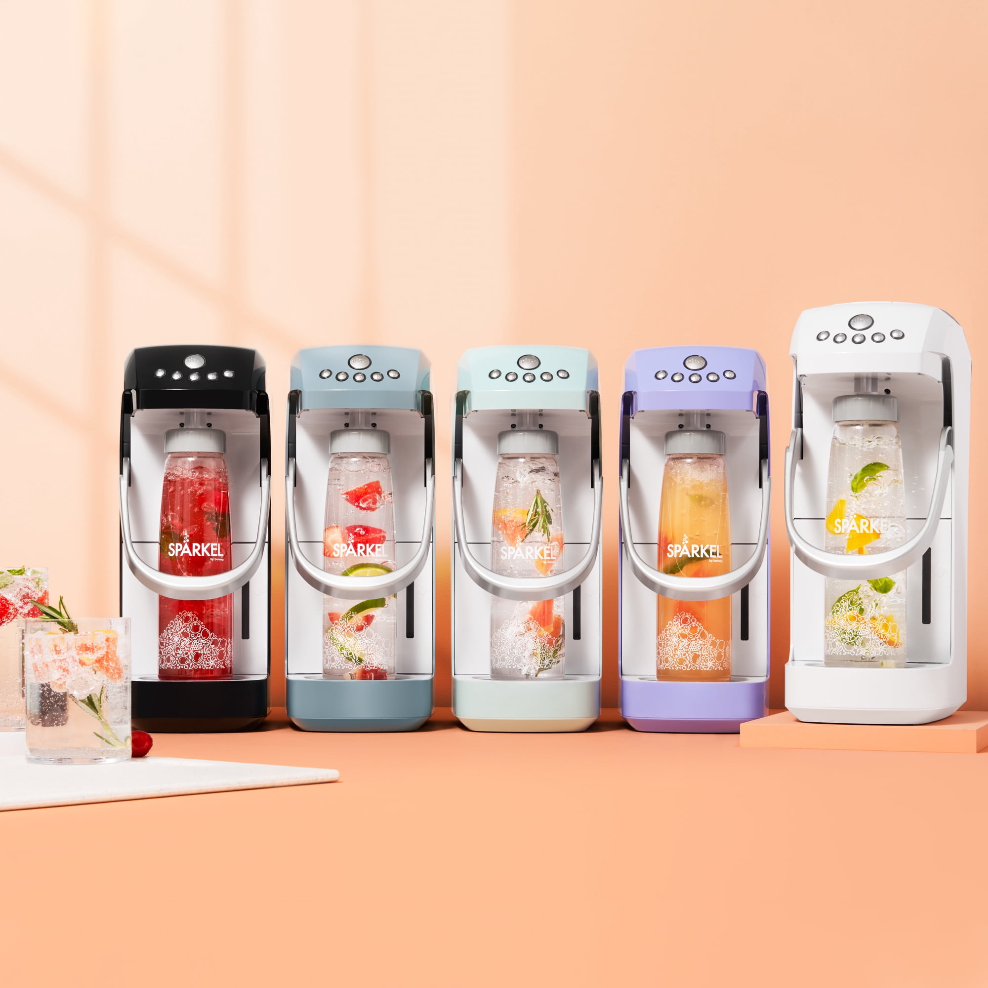 Spärkel Beverage System - Natural Ingredient Soda Maker with 5