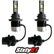 Sixty61 LED Headlight Bulbs for Ford F150 3000 Lumens 2004-2013 2014, High and Low Beams, H13, HID