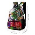 thumbnail image 2 of The Legend Of Zelda Ocarina Of Time School Bag Backpack Student Daypack Satchel Bookbag Adjustable Shoulders Travel Bag Unisex Casual Rucksack, 2 of 8