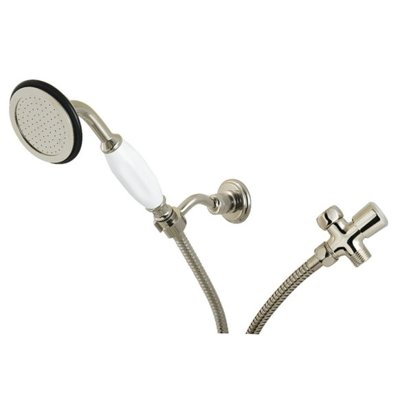 Kingston Brass KX10206BD Vintage Hand Shower Kit, Polished Nickel