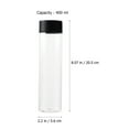 thumbnail image 2 of 10 Pcs Glass Water Bottles Round Plastic Juice Bottles Watter Bottle Clear Milk Bottles Plastic Juice Clear Bottles, 2 of 6