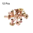 thumbnail image 3 of M8x24mm T-Nuts 4 Pronged Tee Nut Carbon Steel Color Zinc Plating 12 Pack, 3 of 5