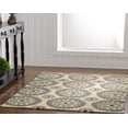 thumbnail image 2 of Linon Home Décor Le Soleil Area Rug Collection, Black and Ivory, 1.83' x 2.83', 2 of 8