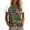 Green B, variant on American Flag Tank Tops Women Patriotic Shirt USA Flag Stars Stripes Print Raglan Sleeve T-Shirt 4th of July Tee Tops