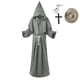 thumbnail image 5 of Big sale! Halloween Costume Dress Up Product Information: Polyester Imported Pull-On Closure Machine Wash ▶MATERIAL: High Q Long Sleeved Monk Costume Monk Robe Wizardrobe Halloween, 5 of 5