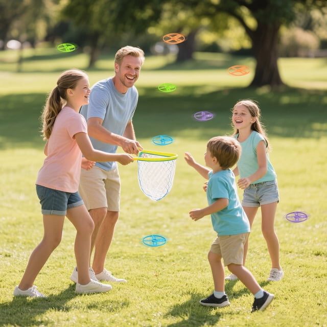YWIYIUD 8 Pcs Jouets Disques Volants Réutilisables et Portatifs de 2,56 Pouces Adaptés aux Adultes et aux Ados Jouets Disques à Lancer Colorés et Durables pour Plage Cour Parc et Activités Extérieures Familiales Scolaires