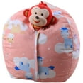 thumbnail image 2 of Yiailnter Housse de Fauteuil Poire de Rangement pour Peluches d'Enfants 16 Pouces avec Toile Durable et Design Imprimé Coloré, Multi-Usage (Ensemble de 1), 2 of 5