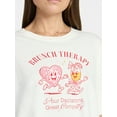 thumbnail image 4 of Valentine's Day Women's Brunch Therapy Graphic Tee from Way to Celebrate, Sizes S-XXXL, 4 of 5