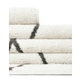 thumbnail image 6 of Unique Loom Trellis Frieze Collection Area Rug - Geometric (3' x 5' Oval Ivory/Gray), 6 of 7