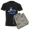 thumbnail image 6 of CafePress - Schnauzer Dad Men's Dark Pajamas - Men's Dark Loose Fit Cotton Pajama Set, 6 of 7