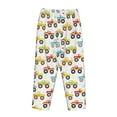 thumbnail image 5 of Haiem Cartoon Monster Trucks Women's Pajama Pants Ultra Lightweight Pjs Bottoms Sleepwear Bottom Pants With Pocket Drawstring-Small, 5 of 7