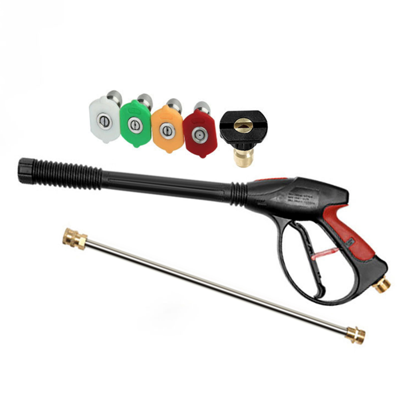 4000PSI High Pressure Car Power Washer Spray Gun Wand Extension Lance Nozzle Tip 