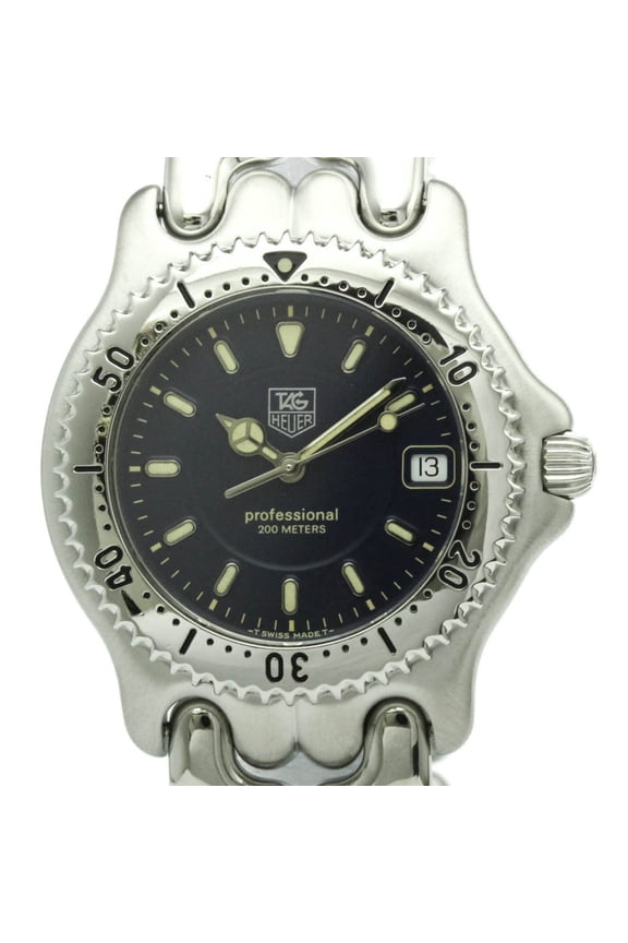 Pre-Owned TAG HEUER Sel Professional 200M Steel Quartz Mens Watch WG1117 Polished