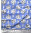 thumbnail image 1 of Soimoi Blue Cotton Duck Fabric Iceberg Ocean Print Fabric by Yard 44 Inch Wide, 1 of 3