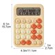 thumbnail image 3 of Color Financial Office CalculatorLarge Display 12Digit Calculator WearResistant Round KeysBattery-Not-Included Ergonomic Desktop Calculator For, 3 of 6