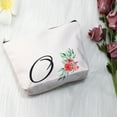 thumbnail image 7 of Initial Makeup Bag Big Letter Script Name Monogram Personalized Travel Makeup Bag for Women Inspirational Gifts She Believed She Could So She Did, 7 of 7