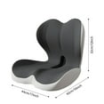 thumbnail image 5 of Misright Washable Body Refining Chair Pad Not Slip Base Desk Chair Sofa Floor, 5 of 13