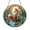 Acrylic 3.5 Inch, variant on Stained Glass Fox Window Art Forest River Wildlife Scene Decorative Glass Suncatcher for Home Interior Window Accent