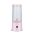 thumbnail image 1 of Portable Blender Four Cutters Juicer Cup 350ml Fruit Mixing Machine Detachable Cup USB Rechargeable for, 1 of 8