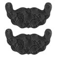 thumbnail image 2 of fastboy Disposable Chest Stickers Backless U Shape Lace Nipple Covers for Daily Wear Black D, 2 of 9