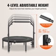 thumbnail image 4 of 40" Foldable Mini Fitness Trampoline Adults Exercise Rebounder with Handle, 4 of 9