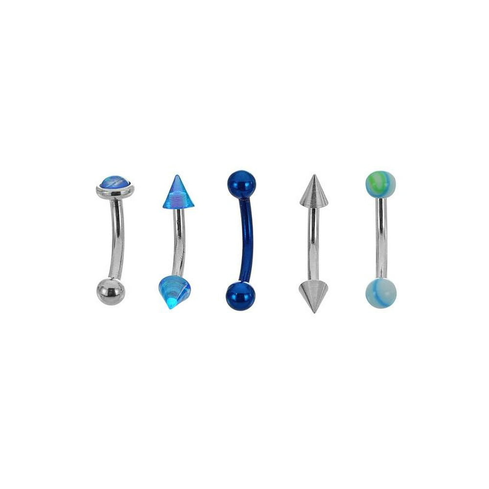 Body Jewelry Body Jewelry 16G 316L Stainless Steel Multi Color