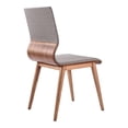 thumbnail image 6 of Armen Living Robin Modern Fabric Dining Chair in Gray (Set of 2), 6 of 12