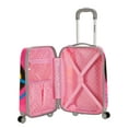 thumbnail image 5 of Rockland Adult 3-Piece Heart Hardside Luggage Sets, Pink, 5 of 5