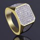 thumbnail image 1 of New 2023 Metal Glossy Rings for Men Geometric Width Signet Square Finger Punk Style Fashion Ring Jewelry Accessories Whole Sale, 1 of 5