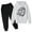 White, variant on Toddler Boys Casual Outfit Sets Hooded Football Letter Printed Hoodie Pants Children'S Casual Suit Fashion Trendy Football Fans Sports Gift Activewear