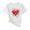 White, variant on Vmvidoty Graphic Shirt for Women Cute Red Heart Short Sleeve Ladies Tee Tops Teen Girls Casual T Shirt White XXXL