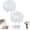 White, variant on Silicone Flower Arranging Grid – Reusable Floral Stem Holder for Vase, Waterproof DIY Wedding Decor, Flexible Frog Arranger for Bouquet(RL White 2 PCS)