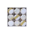 thumbnail image 1 of Ornamentos Del Árbol de Navidad 8cm Bola de Navidad Colgando Bola de Plástico Espumante Decoración Del Árbol de Navidad Set de Nueve Piezas, 1 of 7