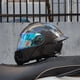 thumbnail image 5 of Casco de motocicleta abatible ORZ-B08A, nuevo, 2024, casco integral todoterreno, talla M-XXXL, cascos de motocross, homologados por DOT, unisex, 5 of 5