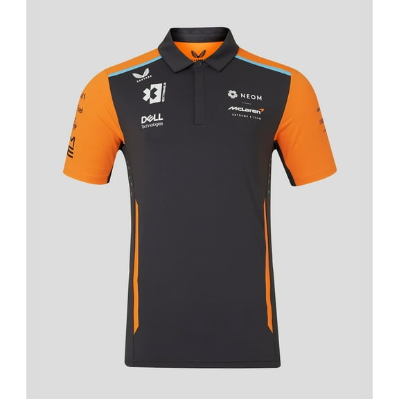 Mclaren Xtreme E Mens Autumn Glory/phantom Polo Shirt