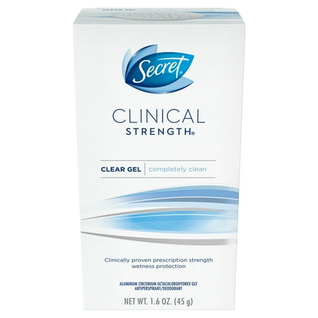 clinical secret deodorant strength gel clear antiperspirant lavender oz clean completely