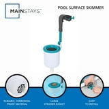 Mainstays Plastic Pool Surface Skimmer, Easy-to-Use Debris Removal Tool ...