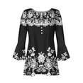 thumbnail image 2 of Cilsoka 3/4 Sleeve T Shirts for Women Long Sleeve V Neck Shirts for Women Thin Womens 3/4 Sleeve Tops and Blouses Cotton Tunics for Women 2025 Cotton Blouses for Women Dressy Casual Xxl My Orders, 2 of 4