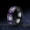 Purple, variant on Frosted Silk Pattern Inlaid Rhinestone Ring Alloy Exquisite Women Men Fashion Jewelry Sandblasted Stainless Steel Wedding Band