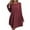 Wine, variant on Besolor Womens Long Sleeve Sweater Dress Trendy Fall Dresses Crew Neck Casual Plus Size Dress with Pockets
