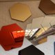 thumbnail image 4 of 6/12 Uds pegatina de pared de espejo 3D calcomanía hexagonal decoración del hogar DIY pegatinas de decoración de espejo autoadhesivas decoración artística de pared 126mm grande, 4 of 5