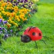 thumbnail image 3 of 3pcs Simulation Ladybug Adornments Outdoor Iron Art Ladybug Decorations, 3 of 4