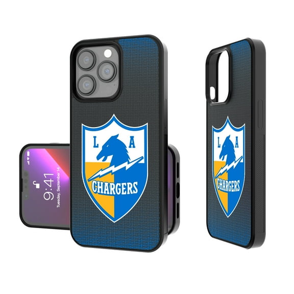 Los Angeles Chargers Linen Logo iPhone Bump Case