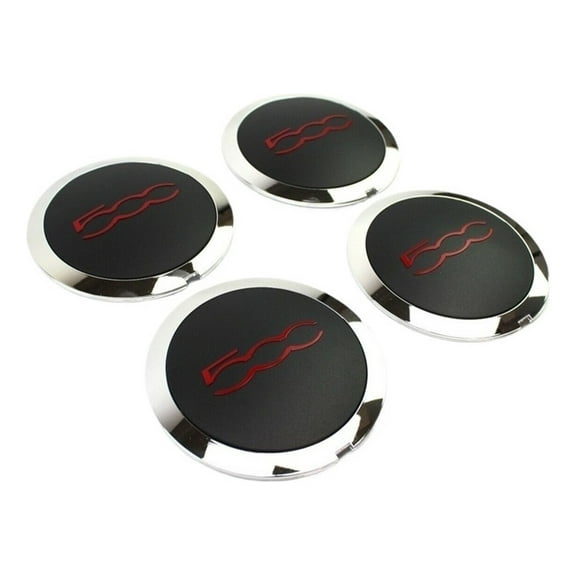 4* Wheel Center Cap For Fiat 500 500c 500l 500x Ab Bj