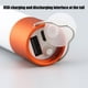 thumbnail image 5 of Linterna Telescópica LED Recargable Por USB Antorcha Con Zoom (naranja), 5 of 8