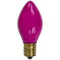 thumbnail image 5 of Northlight Ampoules de Remplacement de Noël Incandescentes C7 Opaques - Rose - Lot de 25, 5 of 5
