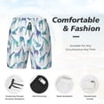 thumbnail image 5 of Lsque Mens Swim Trunks Cool Giraffe Pattern - Bathing Suit Compression Liner - Beach Swim Shorts Swimwear - (S-3XL) - Stretch Quick Dry -X-Large, 5 of 9