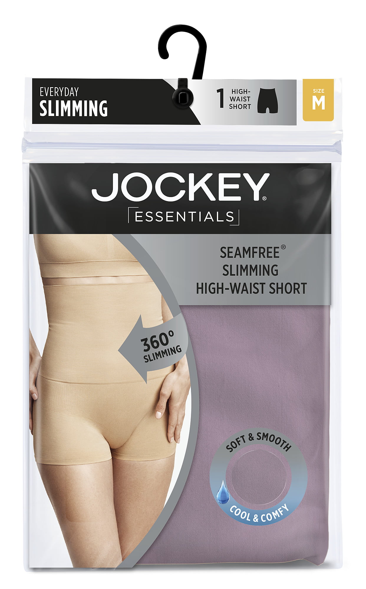 JockeyÆ Essentials Women's SeamfreeÆ No Chafe Slipshort, Cooling Shapewear,  Body Slimming Shorts, Under Dress Smoothing, Sizes Small, Medium, Large,  Extra Large, 2XL, 3XL, 4XL, 5XL, 5361 - DroneUp Delivery