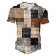 thumbnail image 3 of Camisas de Manga Larga para Hombres Casual Impreso Poliéster Botón Abajo Blusa, Cuello Redondo para el Uso Diario, Al Aire Libre Y de Fiesta, 3 of 5